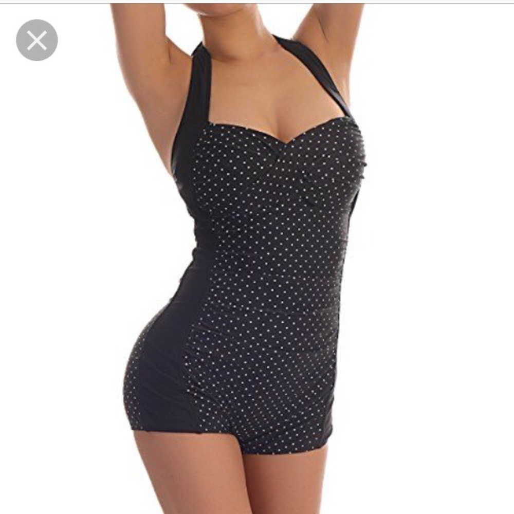 NWOT Vintage Cut One-Piece Bathing Suit